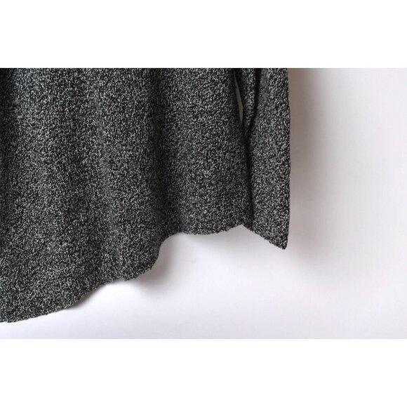 J. Jill Sweater Women's Sz S Black Marled Cotton Sweater Casual Top Pullover - Picture 5 of 12